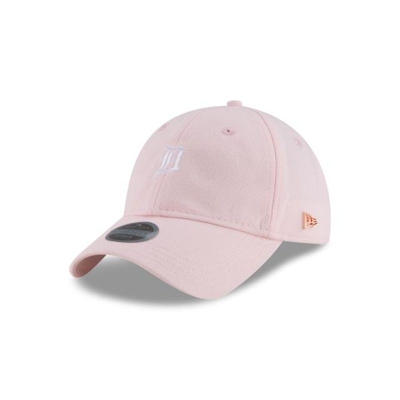 Pink Detroit Tigers Hat - New Era MLB Micro Stitch 9TWENTY Adjustable Caps USA9708452